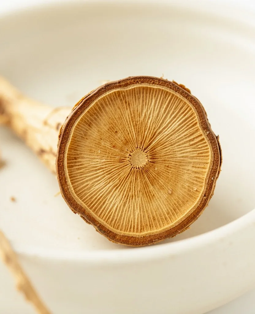 Botanical ingredient macro photography