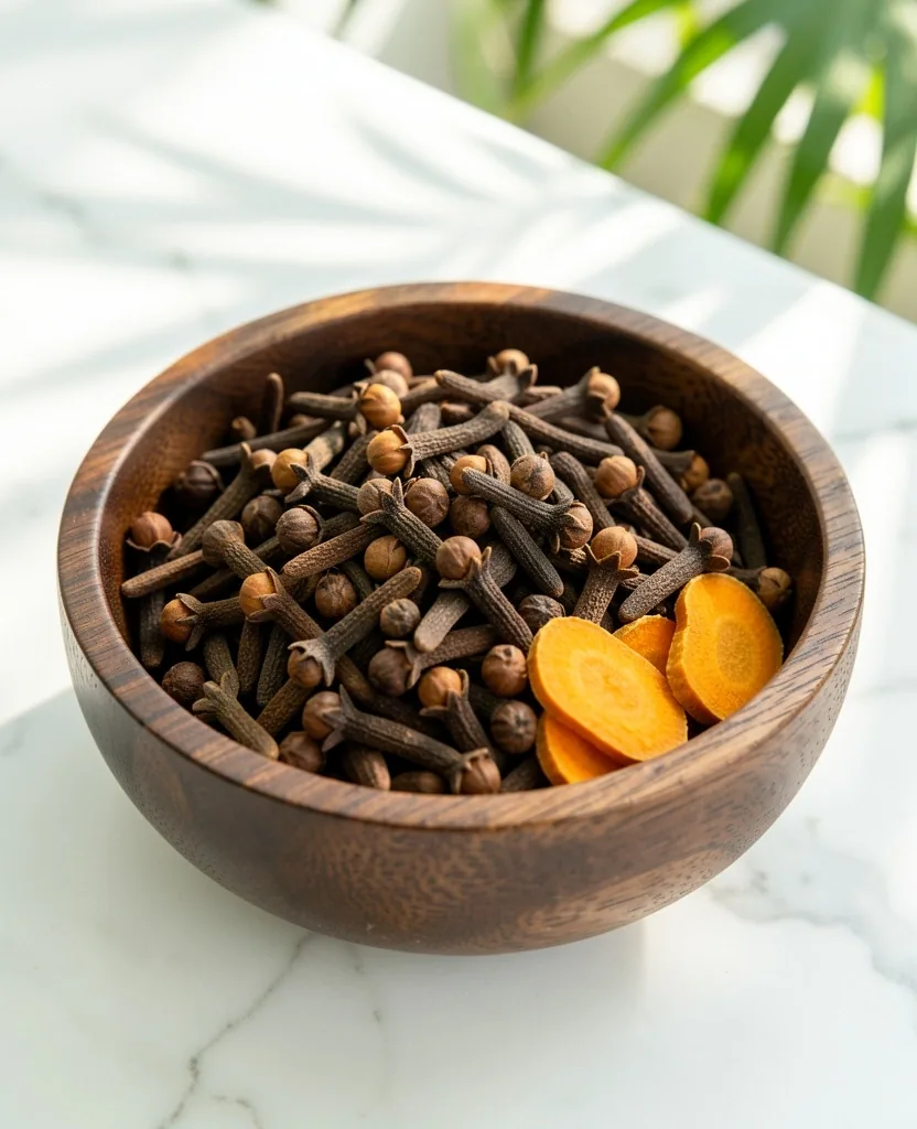 Botanical ingredients representing natural wellness